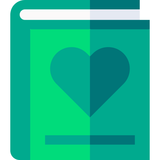 Book Basic Straight Flat icon