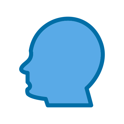 Head Generic Blue icon