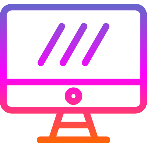 pantalla del monitor icono gratis