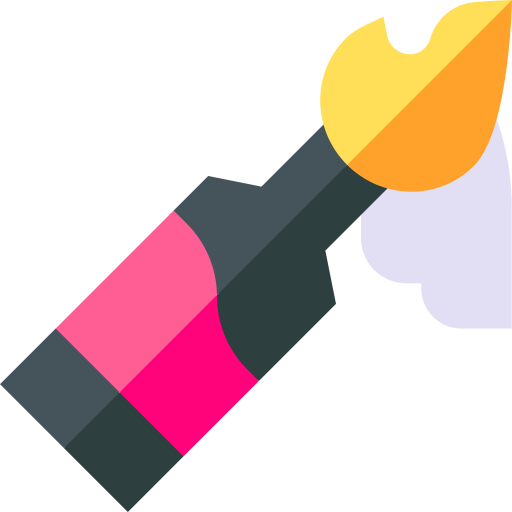 coctel molotov icono gratis