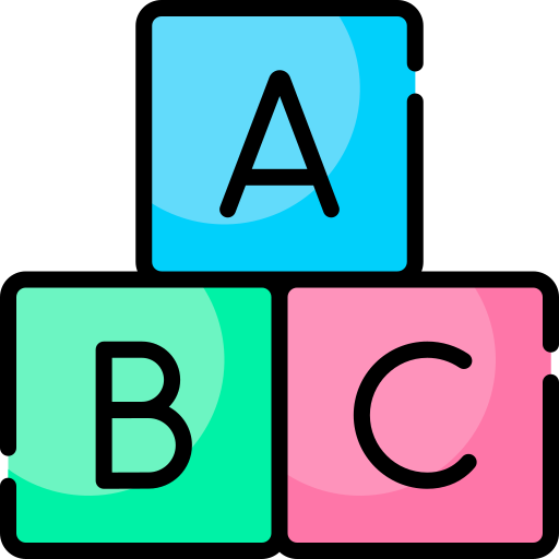 Abc block Special Lineal color icon