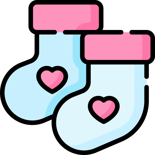 Baby socks Special Lineal color icon