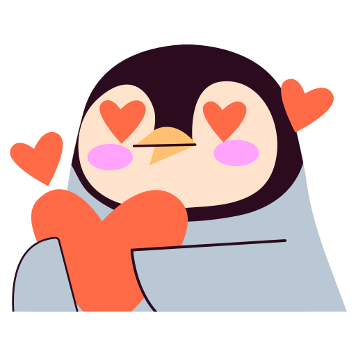 Penguin free sticker Penguin free sticker