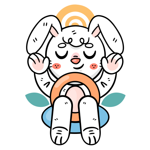 Bunny free sticker Bunny free sticker