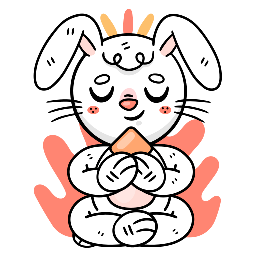 Bunny free sticker Bunny free sticker