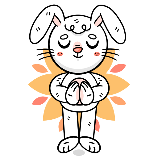 Bunny free sticker Bunny free sticker