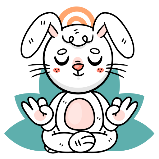 Bunny free sticker Bunny free sticker