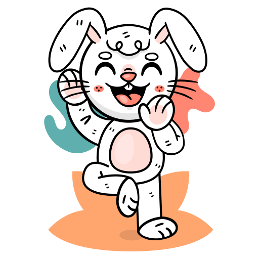 Bunny free sticker Bunny free sticker