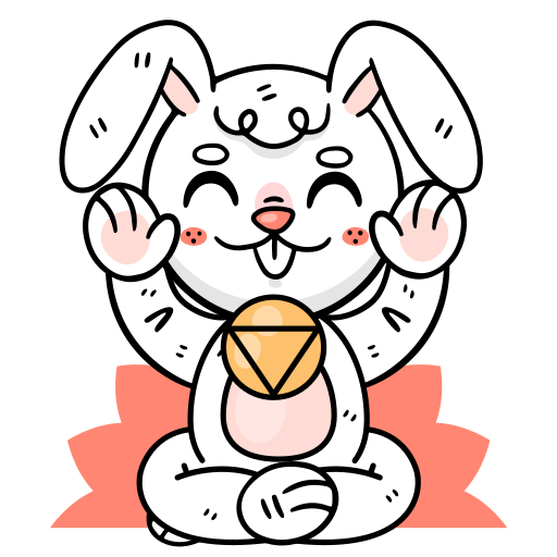lapin gratuit sticker lapin gratuit sticker
