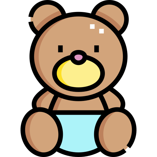 oso de peluche icono gratis