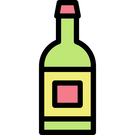 Wine Generic Outline Color icon