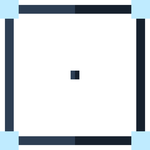 Rectangle Basic Straight Flat icon