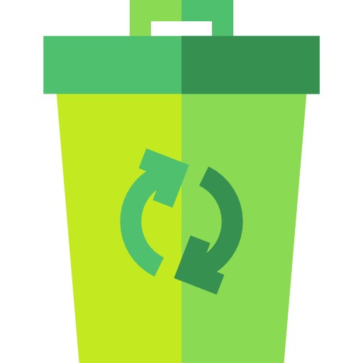 tacho de reciclaje icono gratis