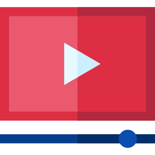 reproductor de video icono gratis