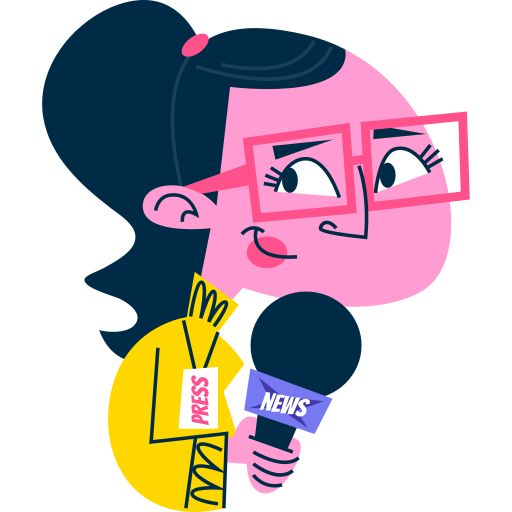 Journalist free sticker Journalist free sticker