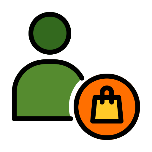 comprador icono gratis