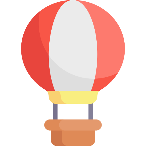 Hot air balloon - free icon