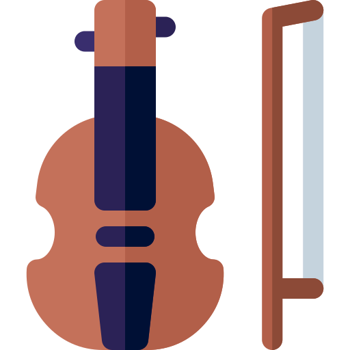 violín icono gratis