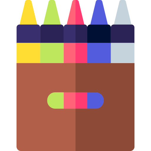 lápiz de color icono gratis