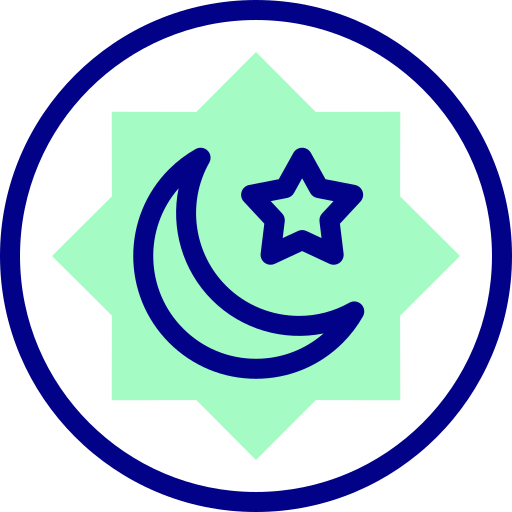 Islam Detailed Mixed Lineal Color Icon