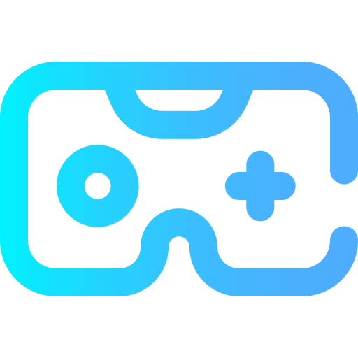 Vr glasses Super Basic Omission Gradient icon