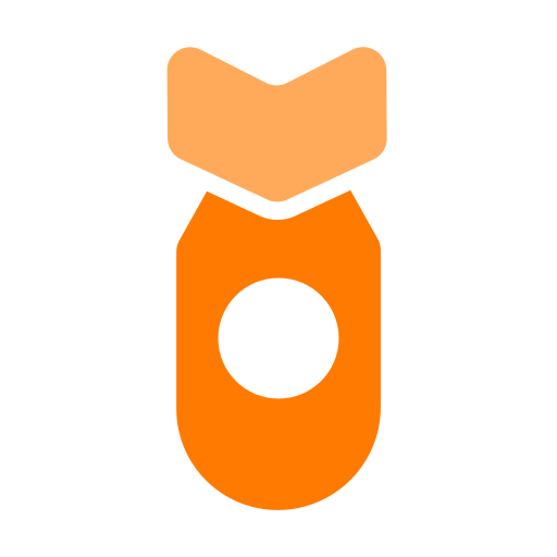 bomba nuclear icono gratis