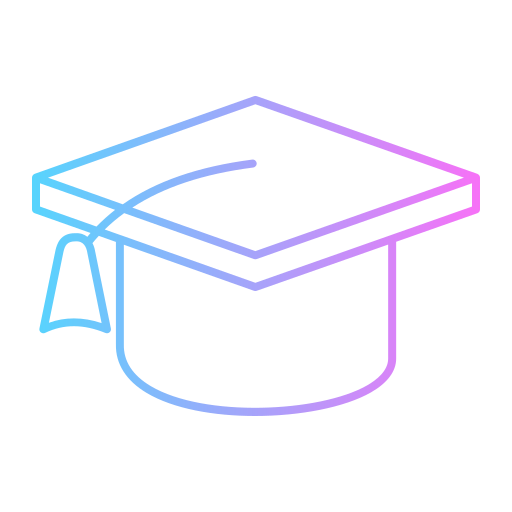 sombrero de graduado icono gratis