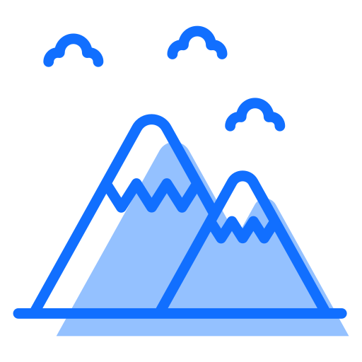 Mountain Generic Blue icon