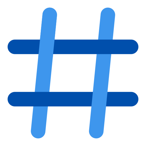 hastag grátis ícone