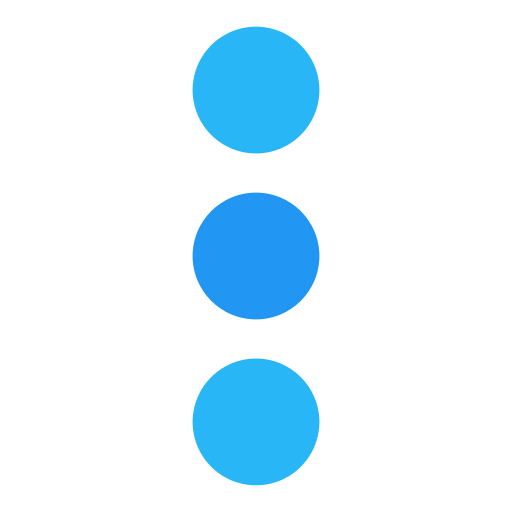Three dots Generic Flat icon