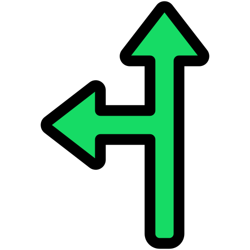 T junction Generic Outline Color icon