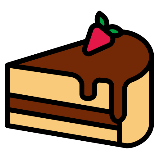 Cake Generic Outline Color icon