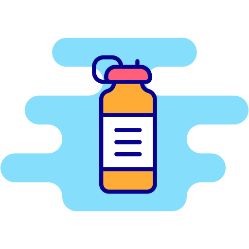 Water bottle free icon