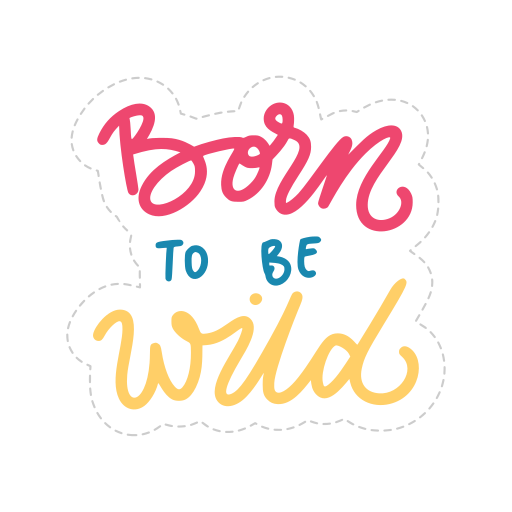 Motivation free sticker