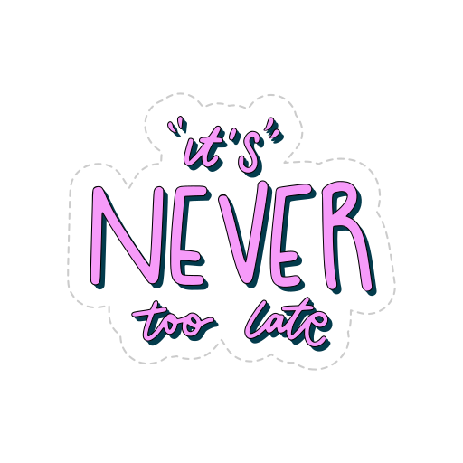 Motivation free sticker