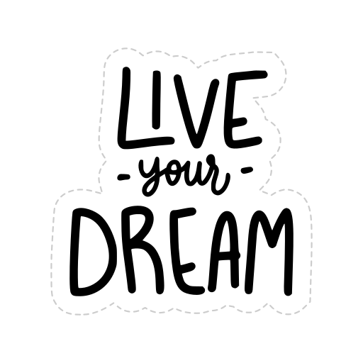 Motivation free sticker