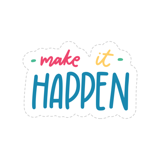 Motivation free sticker