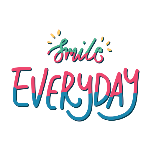 Smile everyday Stickers - Free miscellaneous Stickers