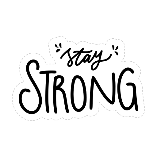 reste fort gratuit sticker