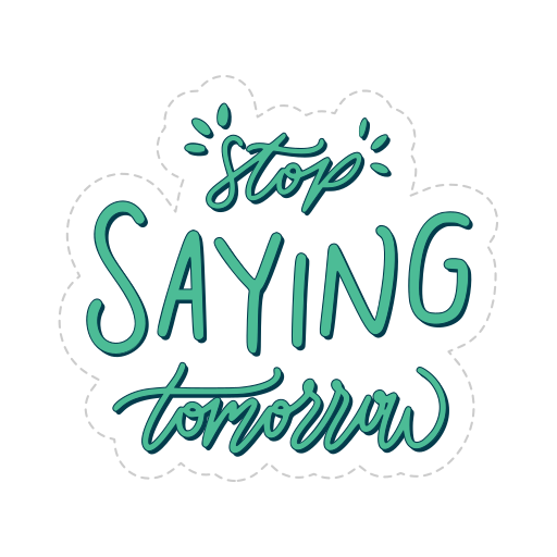 Motivation free sticker