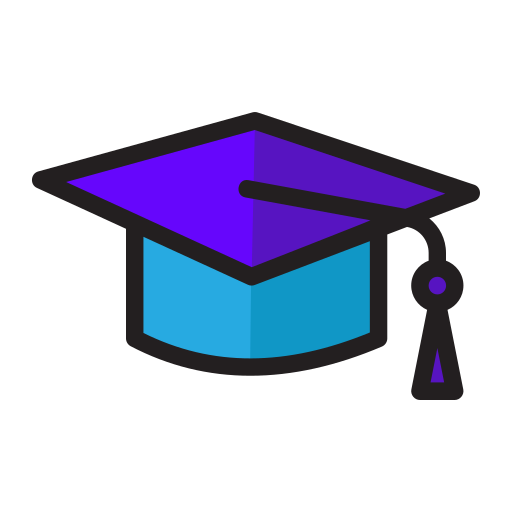 sombrero de graduacion icono gratis