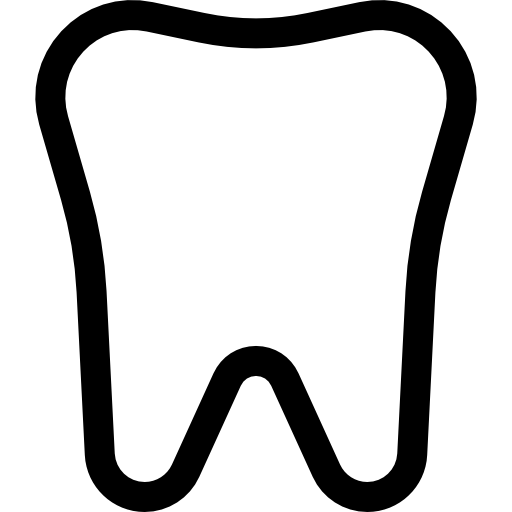 Tooth Basic Straight Lineal Icon