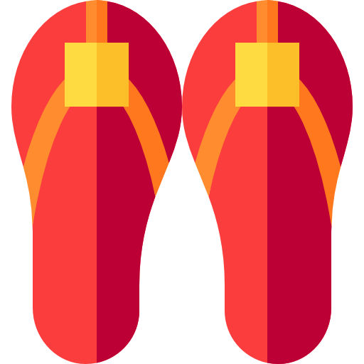 sandalias icono gratis