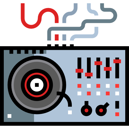 DJ free icon DJ free icon