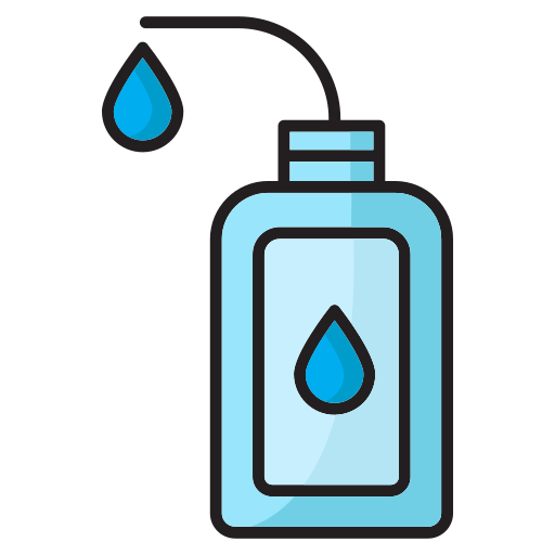 Wash bottle Generic Outline Color icon