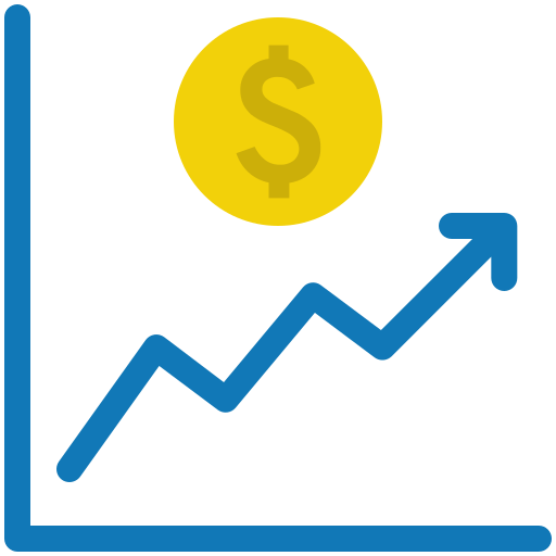 gráfico de linea icono gratis