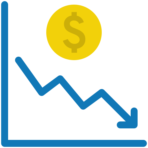 gráfico de linea icono gratis