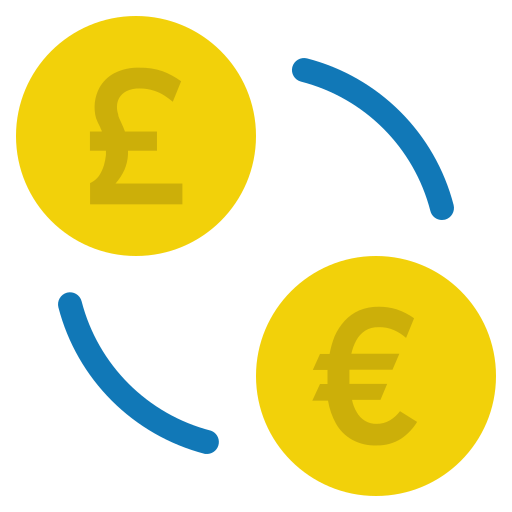 cambio de dinero icono gratis