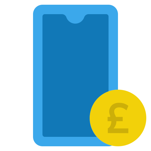 Mobile banking free icon