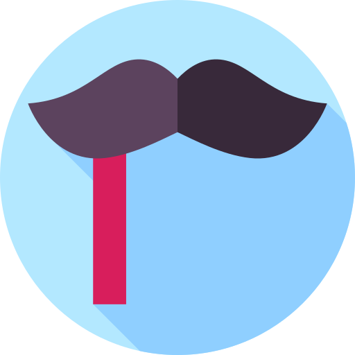 bigote icono gratis